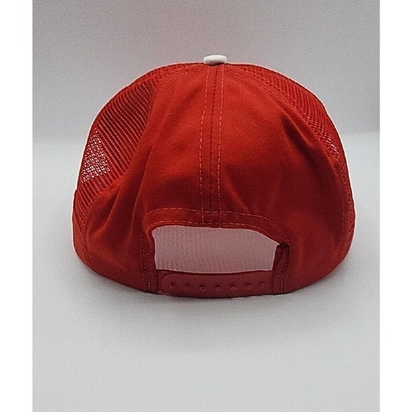 Vintage Union Pacific Trucker Hat Red/White Rope Embroidered USA - Picture 3 of 7